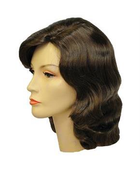 1940s Vamp Light Brown Wig