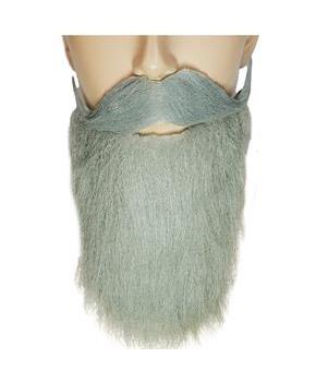 GOATEE MUSTACHE FULL GREY