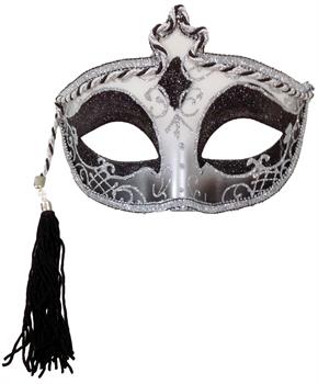 Tasseled Mardi Gras Mask