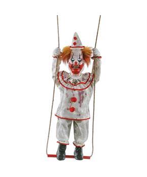 Swinging Happy Clown Doll Animated
