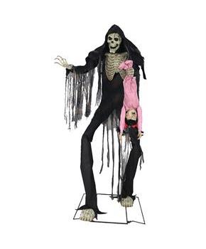 Towering Boogey Man With Kid