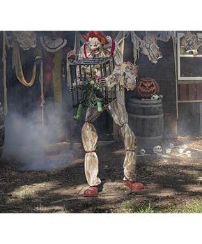 CAGEY THE CLOWN W GIRL ANIMATE
