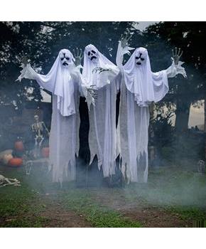 Animated Haunting Ghost Trio