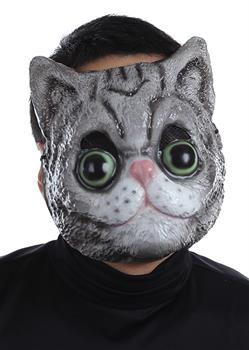 Adult Fuzzy Face Cat Mask