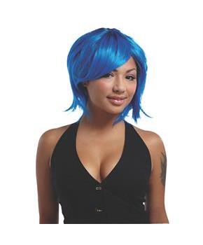 Blue Shag Wig