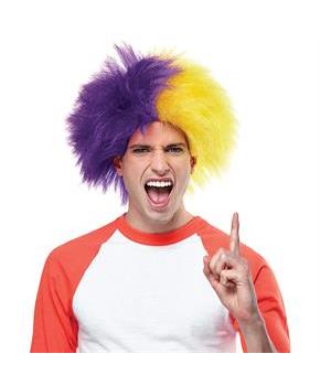 Purple And Gold Sports Wig