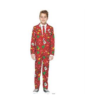 BOYS CHRISTMAS RED Costume