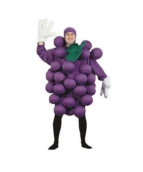 Unisex Purple Grapes Costume