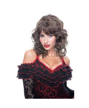 Brown Curly Wig