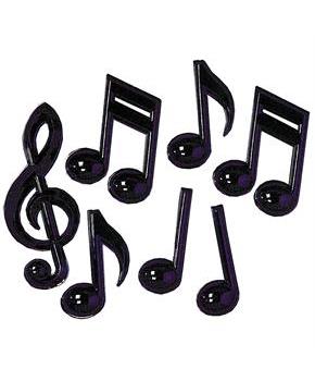 Music Notes Plastic Party Pack