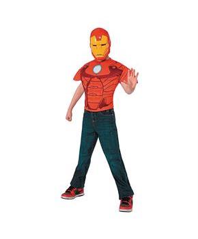Boy's Iron Man Shirt Costume