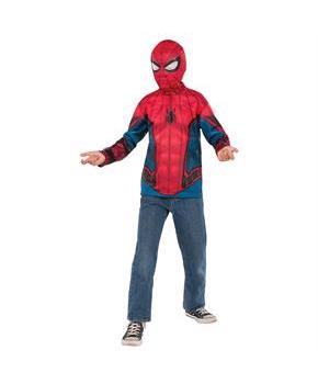 Spiderman Shirt Mask Child Large