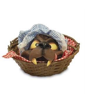 Wolf Head In A Basket