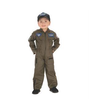 Unisex Pilot Child Costume