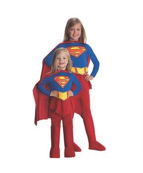 Girl's Deluxe Supergirl Costume