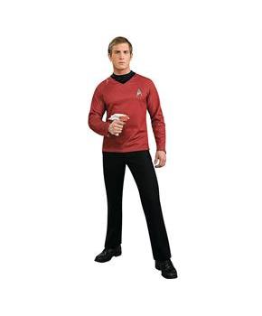 Men's Red Star Trek Costume