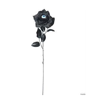 Black Rose With Eye 16 Inch