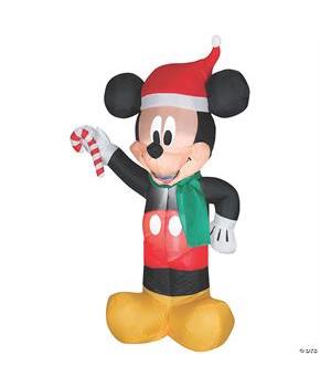 inflatable Mickey Santa With Candy