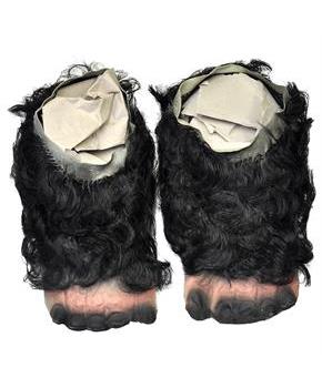 Gorilla Feet with Hair
