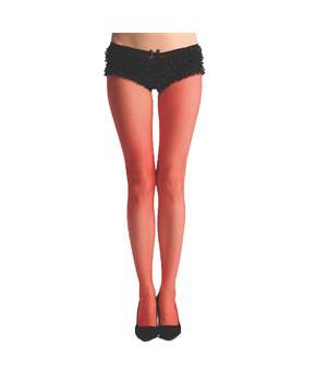 Mesh Pantyhose Red