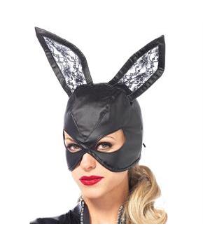 Leather Bunny Mask