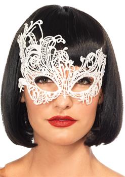 Mask Fantasy Venetian White