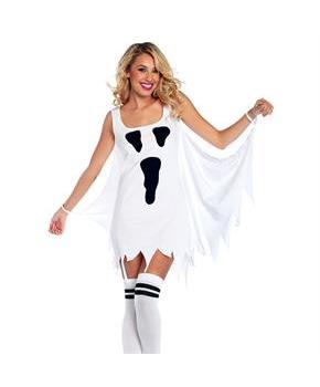 Women's Jersey Ghost Costume
