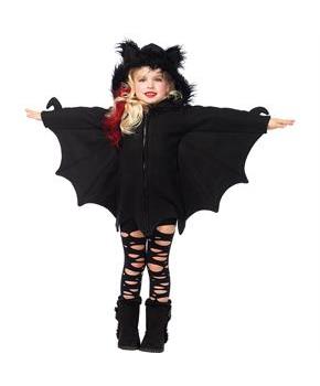 Girl's Cozy Bat Costume