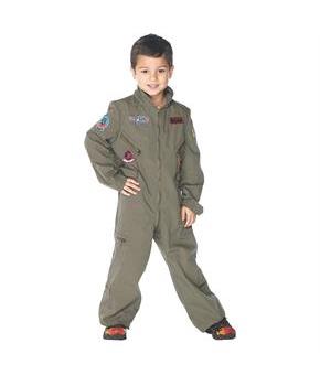 Boy's Top Gun Flight Suit Costume