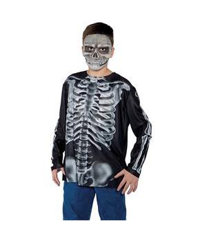 Boy's Skeleton Shirt Costume