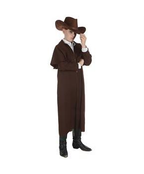 WILD WEST DUSTER COAT CH BROWN