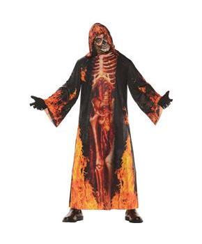 Men's Horror Skeleton Robe