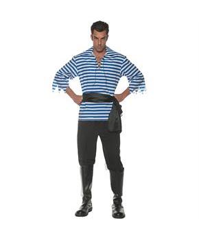 PIRATE SET ADULT BLUE COSTUME