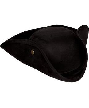 TRI CORNER FAUX SUEDE HAT ADUL