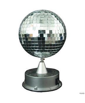 Mirror Ball With Led Base