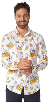 Suitmeister Men's Shirts Beer White