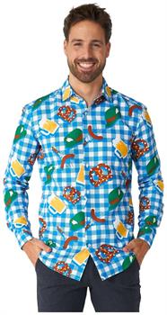 Suitmeister Men's Shirts October Check Blue