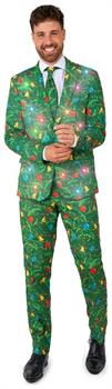 Suitmeister Men's Suits Christmas Green Tree - Light Up