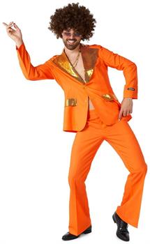 Suitmeister Men's Suits Disco Suit Orange