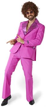 Suitmeister Men's Suits Disco Suit Pink