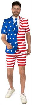 Suitmeister Men's Summer Suits SUMMER USA Flag