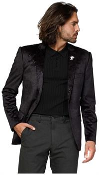 OppoSuits Deluxe Men's Blazers Outer Space - Constellations - Black