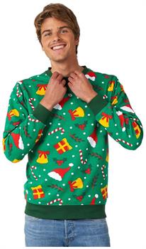 OppoSuits Men's Sweaters Holiday Greenish