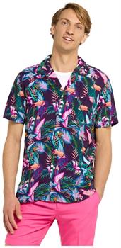 OppoSuits Men's Hawaiian Shirts Night Jungle