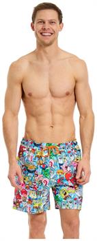 OppoSuits Men's Swim Shorts SpongeBob Frenzy
