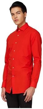 OppoSuits Men's Shirts SHIRT LS Red Devil