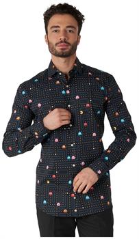 OppoSuits Men's Shirts SHIRT LS PAC-MANT