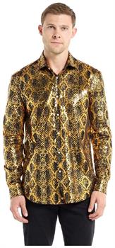 OppoSuits Men's Shirts SHIRT LS Shiny Snake