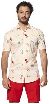 OppoSuits Men's Summer Shirts SHIRT Short Sleeve Beach Life
