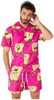 OppoSuits Men's Summer Sets SpongeBobT Pink